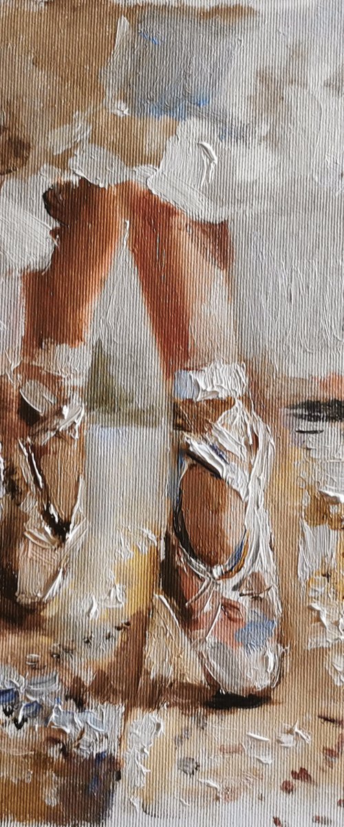 Ballet Art, Ballerina painting by Annet Loginova