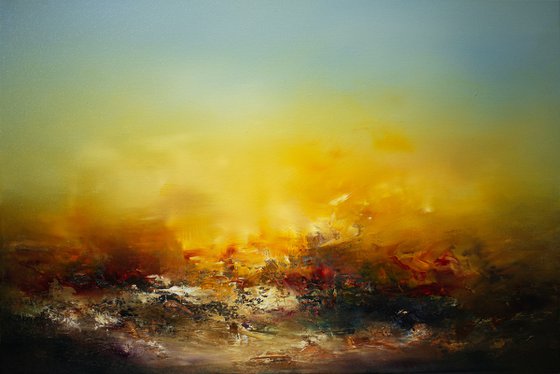 Elysium 26 | Abstract Landscape Oil Painting