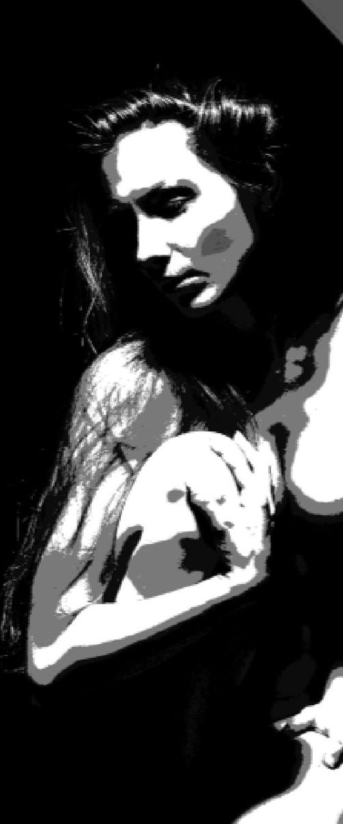 Nude in Black and Grey by Joe McHarg