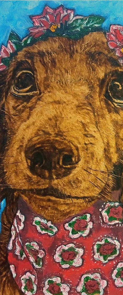 Boho Puppy by MILIS Pyrography