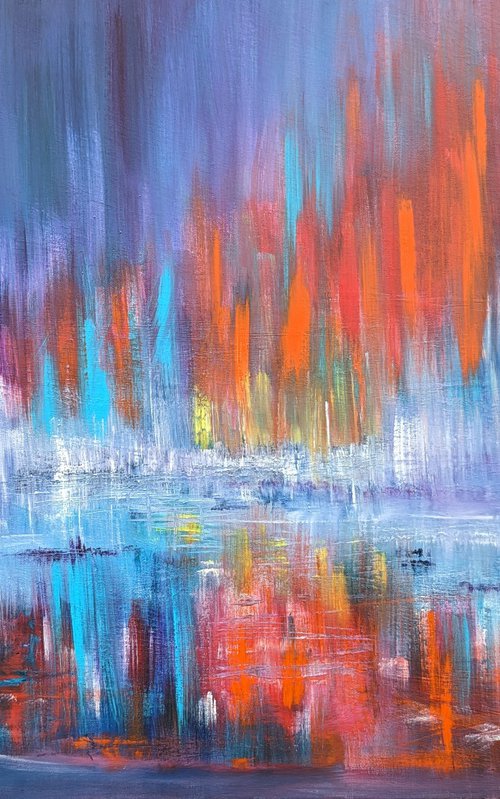 Introspection - emotional, vibrant by Mel Graham