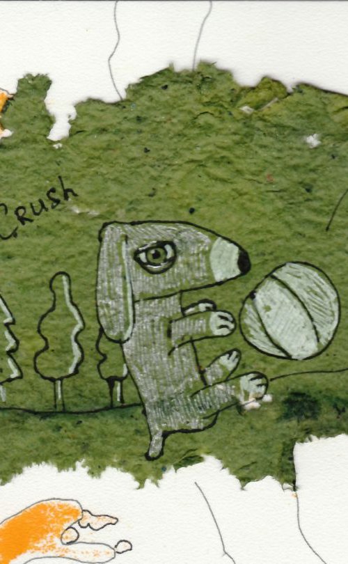 Dog and crush by Pavel Kuragin