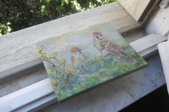Sparrows and Dandelions