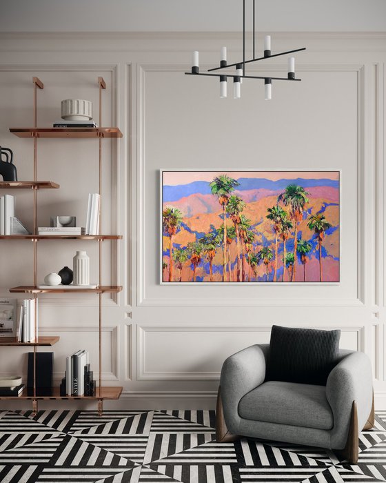 Palm Trees from Desert
