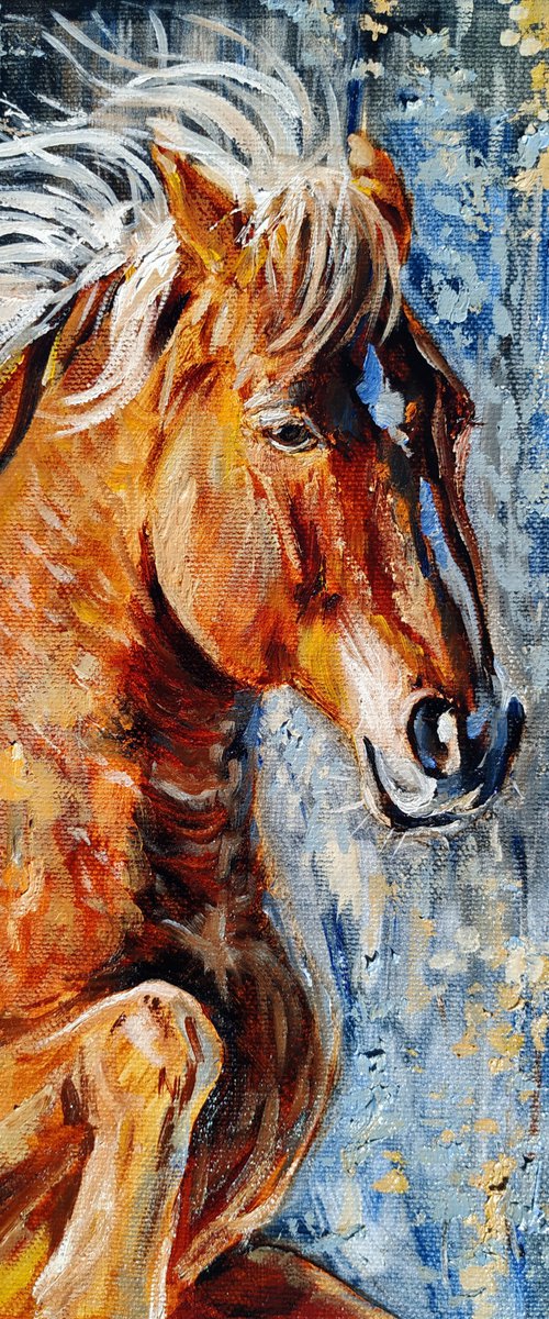 Portrait of a horse by Elina Vetrova