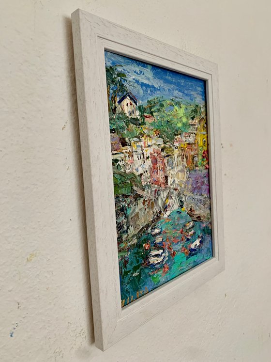 The town of Riomaggiore