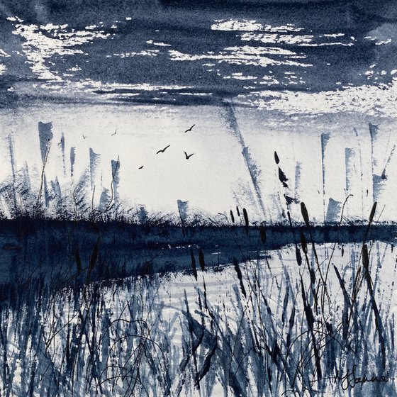 Monochrome Reeds  & Rushes