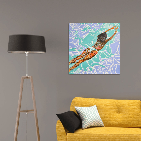 Underwater Pastel Green