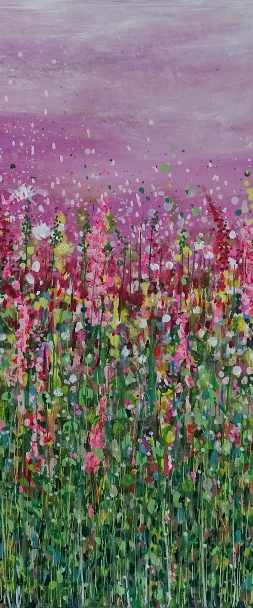 Wildflower Meadow 29 by Roz Edwards