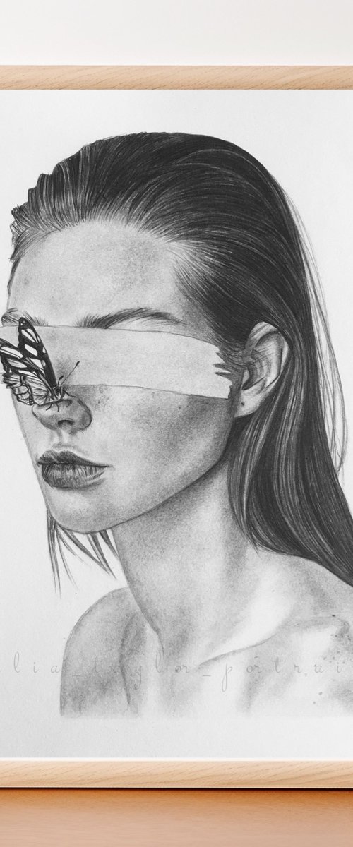 The girl and the butterfly by Amelia Taylor