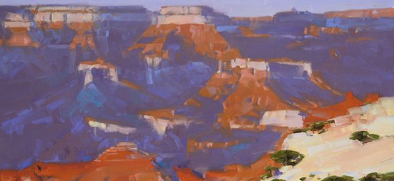 Grand Canyon North Rim Original large painting on canvas