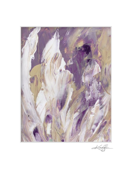 Tranquility Blooms 25 - Flower Painting by Kathy Morton Stanion
