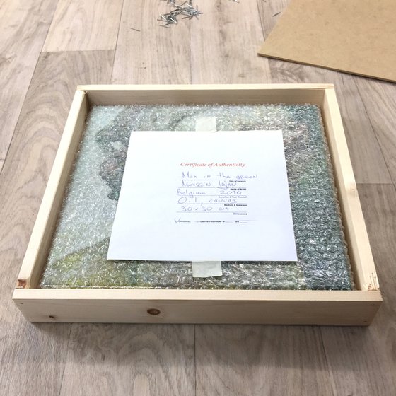 Romance without contex  100 x 100 cm.