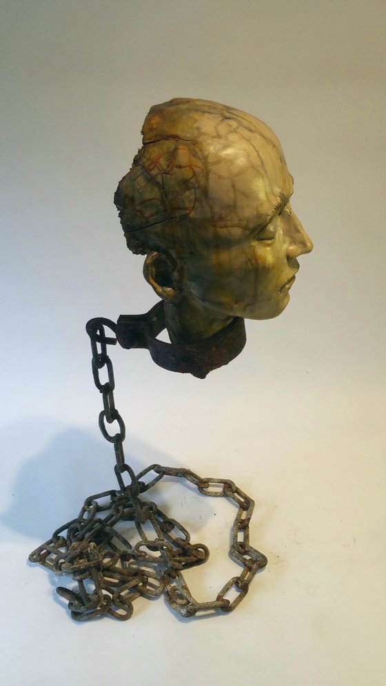 "COVID-19 . Self isolation " Unique sculpture