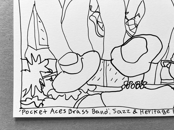 Pocket Aces Brass Band, Jazz & Heritage Fest, NOLA, USA