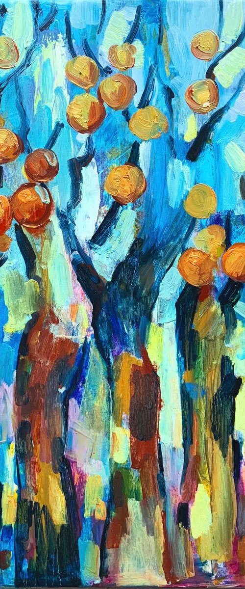 Persimmon  trees by Olga Pascari