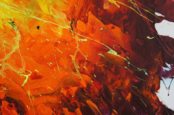 Right Into The Blaze (Spirits Of Skies 096080) (120 x 80 cm) XXL (48 x 32 inches)