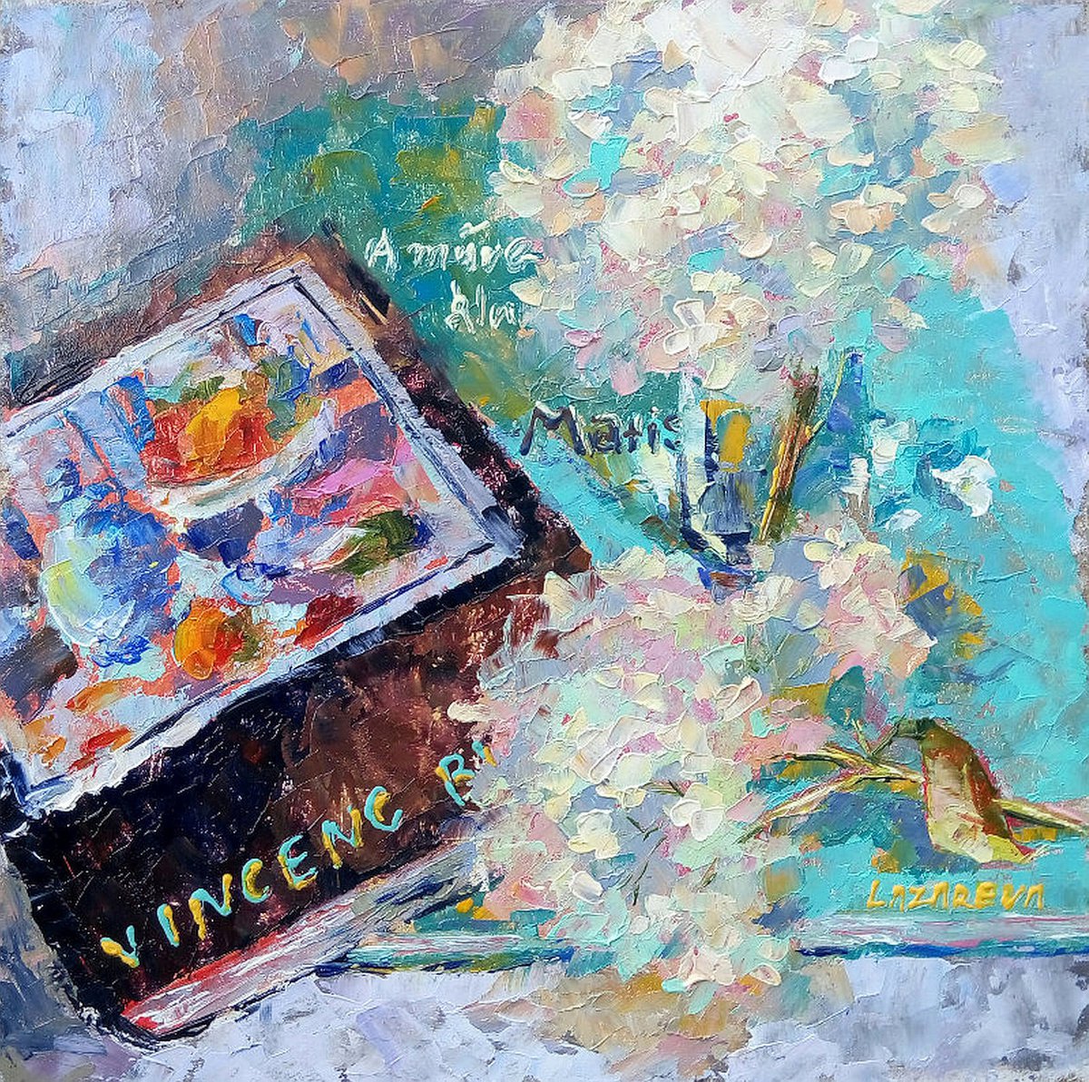 Still life with Hydrangea by Valerie Lazareva