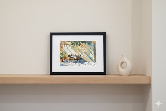 Sunlight on the Patio