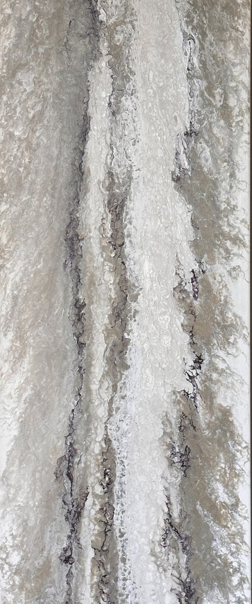 Diptych "Lithic Drift " second panel by Kseniia Turik