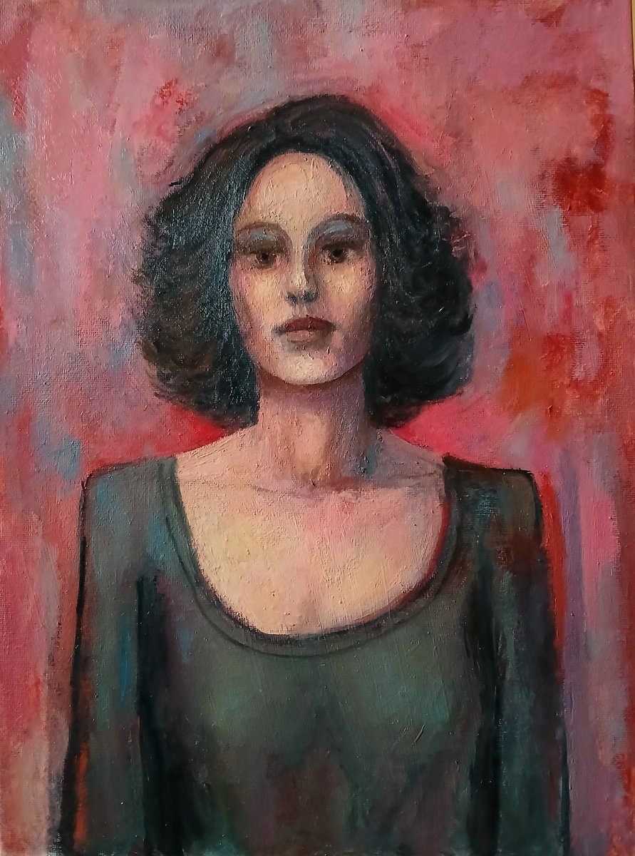 Woman Portrait By Massimiliano Ligabue, 12 X 16, Artwork For Sale On Artfinder