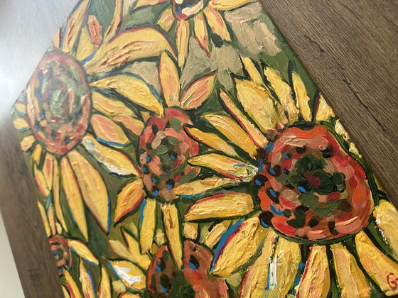 Modern Sunflowers