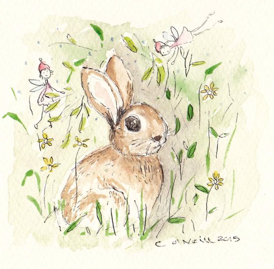 Hare Bells and Springtime Bunny