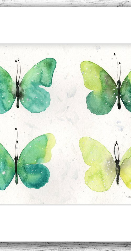 Four Butterflies 5 by Kathy Morton Stanion