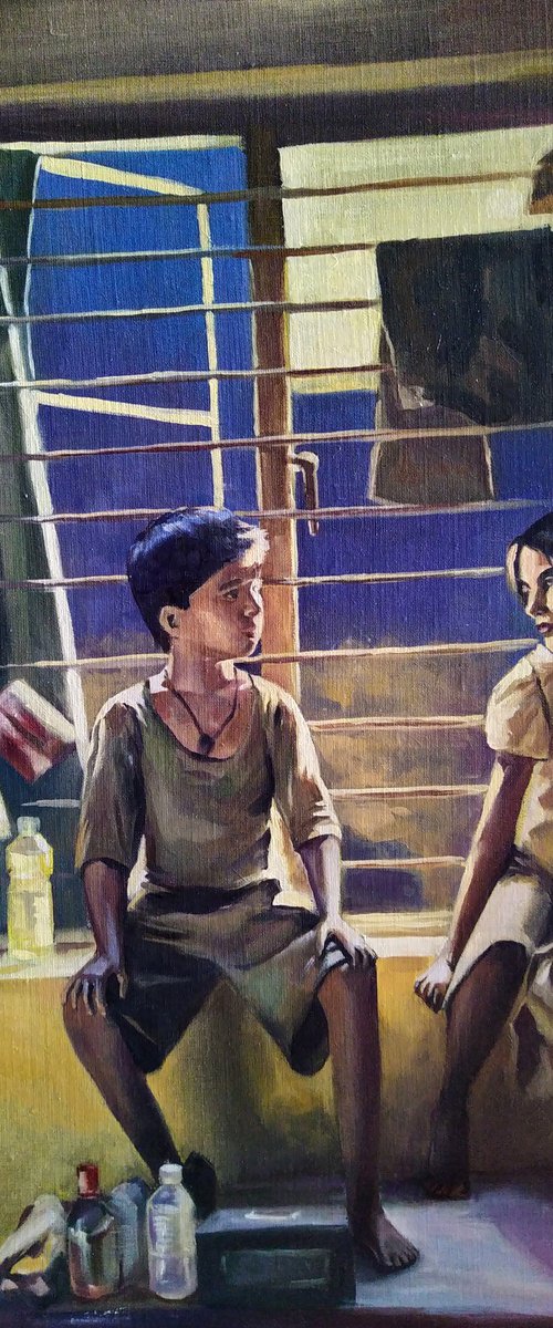 Children and Impoverished India by Yulia Lihina