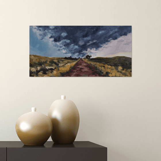 "Prairie Road Storms" - Landscape - Storms - North Dakota