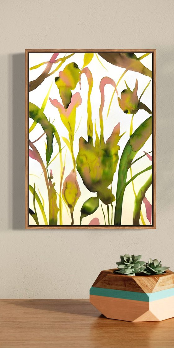 Butti - Abstract Botanical watercolor