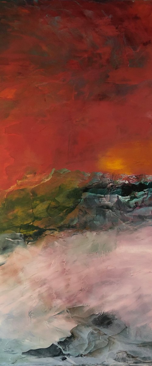 The sunset by Ludmila Budanov