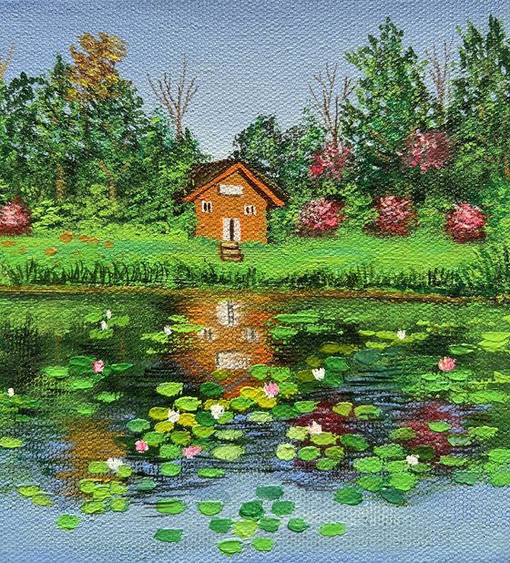 House by the pond