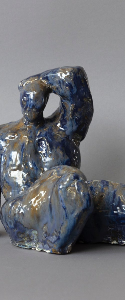 "Seated Figure II" by Mira Genova