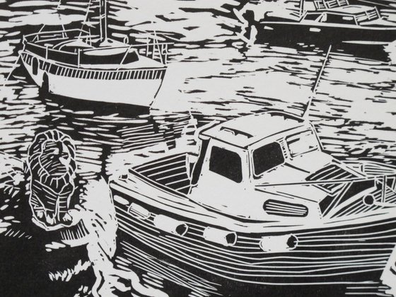 Polperro Harbour Cornwall