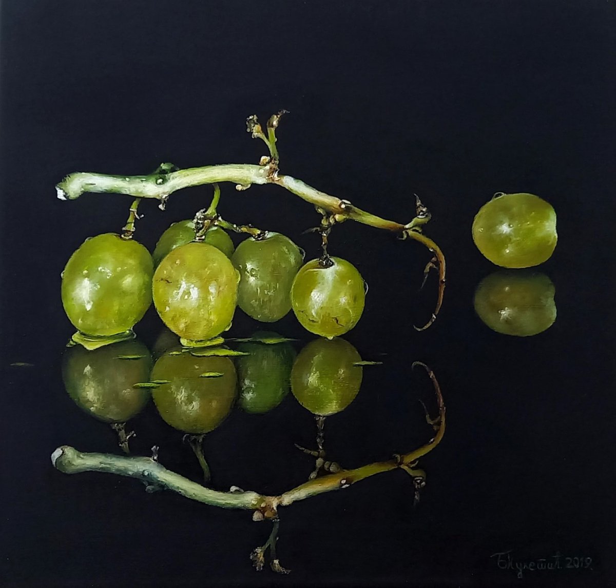 AGAIN GRAPES AND REFLECTION by Branislav Puletic