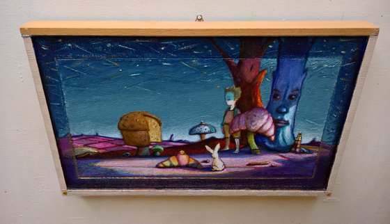 THE GROVE OF SWEET BREAKFASTS - ( 22,5 x 36 cm- Integrated Frame )