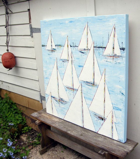 Summer Sails 40x40