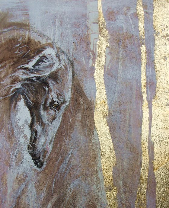 " MR. WHITE " BORZOI DOG