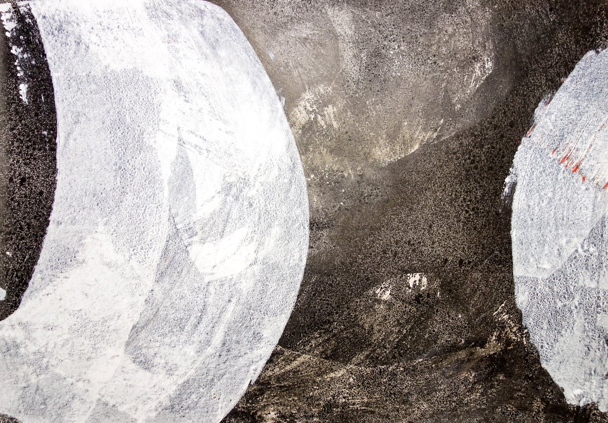 Abstract Landscape Oil Painting By Elizabeth Anne Fox, 23 X 16, Black River 15, Original Artwork