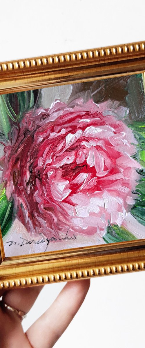 Peony flower by Nataly Derevyanko