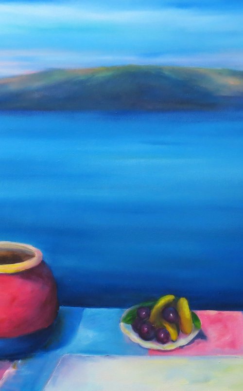 A Scene from Greece by Maureen Greenwood