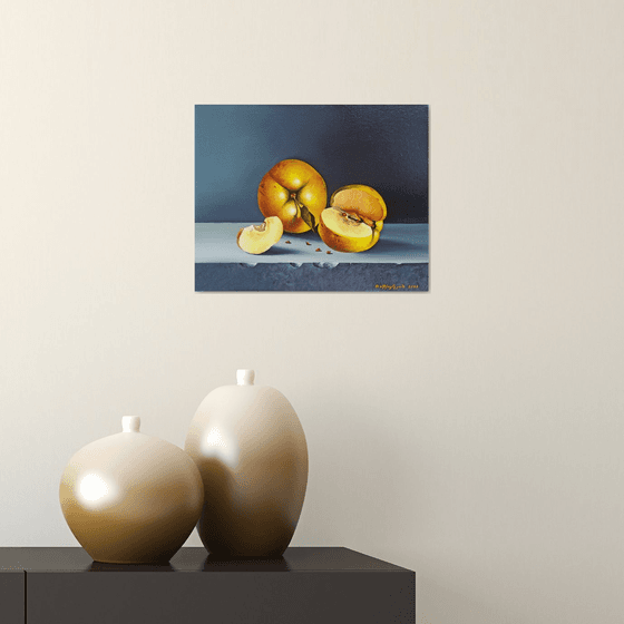 Still life with quince