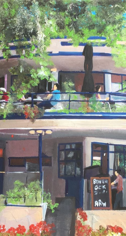 Apple Cake and Coffee at the Vondel Park, Amsterdam by Andrew  Reid Wildman