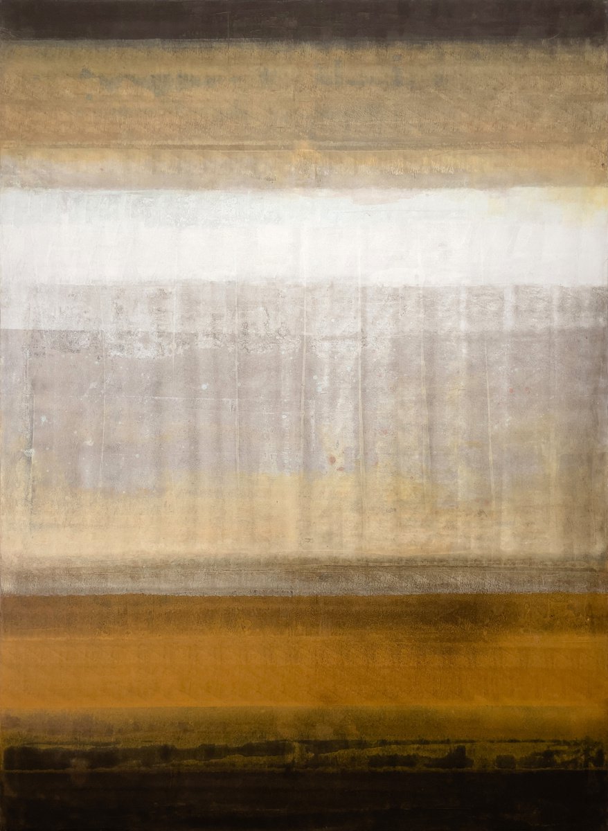 Abstract Acrylic Painting By Rokas Berziunas, 79 X 110", No. 20-75 (200 X 280 Cm), Original Artwork