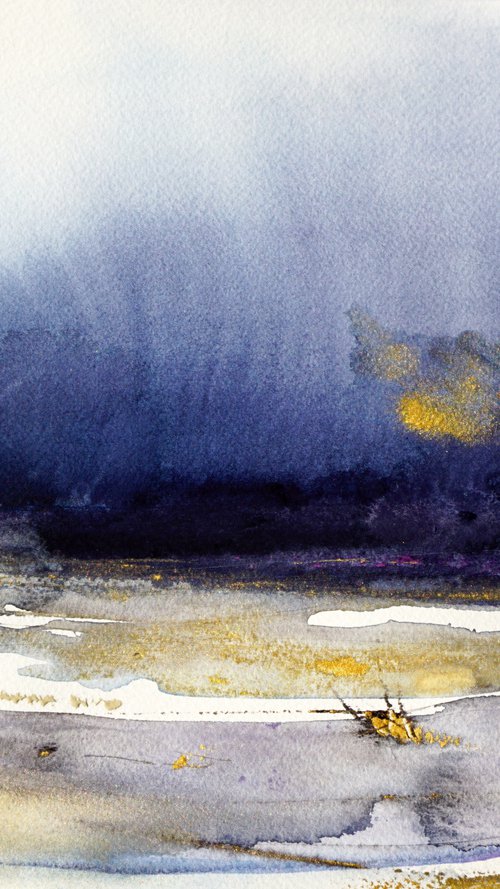 Landscape 21-7 30x22cm / 12x9 in by jelena b