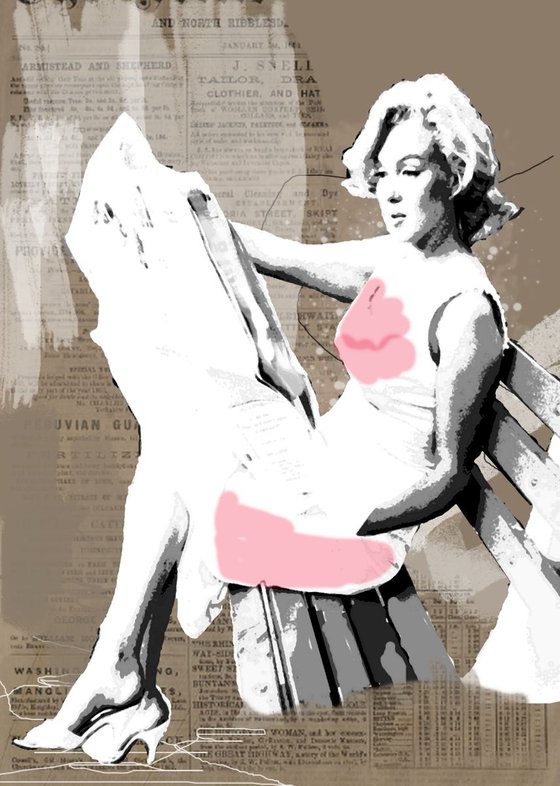 MARILYN IN NEW YORK  33"X46"