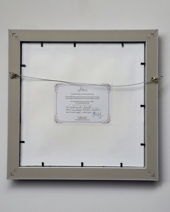 "Looking for myself?"