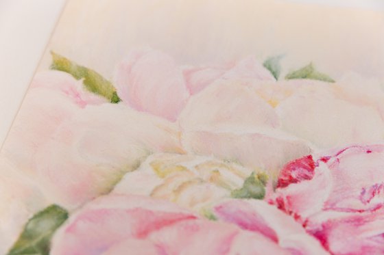 Pink Peony Flowers