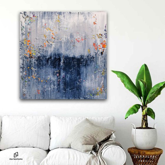 100x100cm. / abstract painting / Abstract 1250
